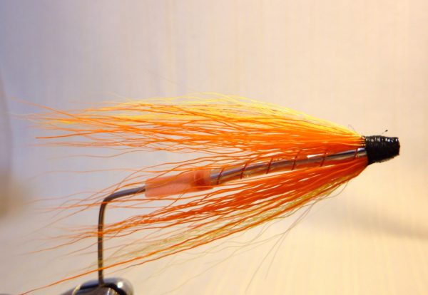 Nr 15 Orange gul bucktail Rakt silver