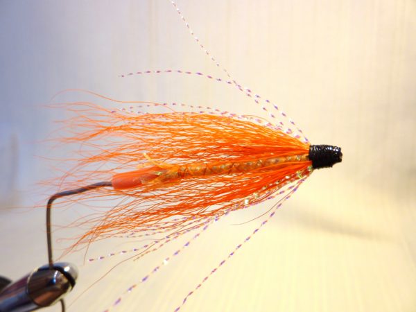 Nr 5 Orange Bucktail Silverkrus